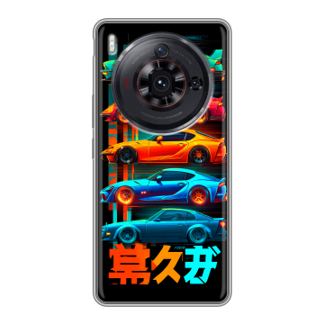 Силиконовый чехол на ZTE Nubia Z50S Pro с принтом машины тачки