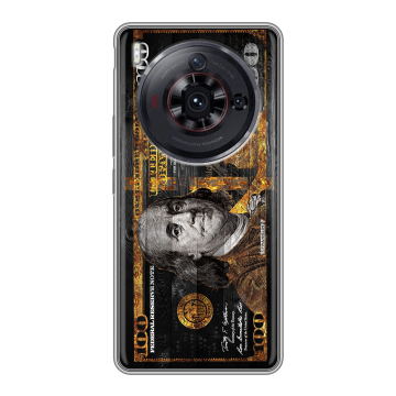 Силиконовый чехол на ZTE Nubia Z50S Pro с принтом Доллар деньги