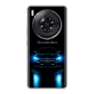 Силиконовый чехол на ZTE Nubia Z50S Pro с принтом Mercedes Мерседес