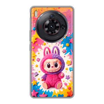 Силиконовый чехол на ZTE Nubia Z50S Pro с принтом Labubu Лабубу