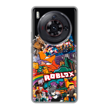 Силиконовый чехол на ZTE Nubia Z50S Pro с принтом Roblox Роблокс