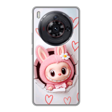Силиконовый чехол на ZTE Nubia Z50S Pro с принтом Labubu Лабубу