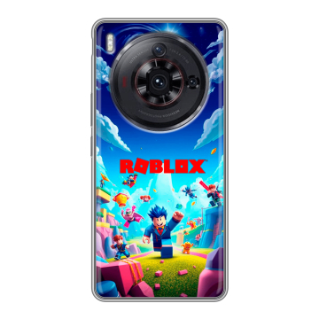 Силиконовый чехол на ZTE Nubia Z50S Pro с принтом Roblox Роблокс