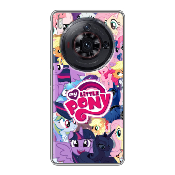 Силиконовый чехол на ZTE Nubia Z50S Pro с принтом My little pony Дружба чудо