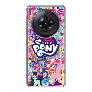 Силиконовый чехол на ZTE Nubia Z50S Pro с принтом My little pony Дружба чудо