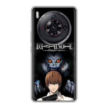 Силиконовый чехол на ZTE Nubia Z50S Pro с принтом Death note Тетрадь смерти