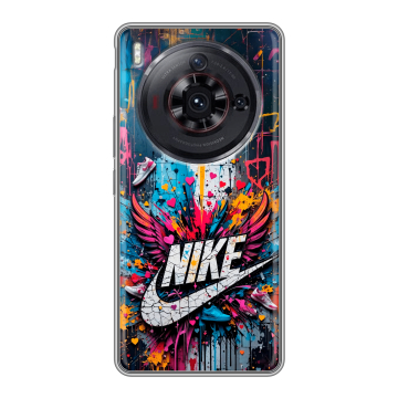 Силиконовый чехол на ZTE Nubia Z50S Pro с принтом Nike Найк