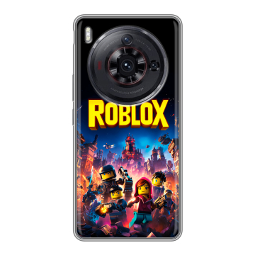 Силиконовый чехол на ZTE Nubia Z50S Pro с принтом Roblox Роблокс