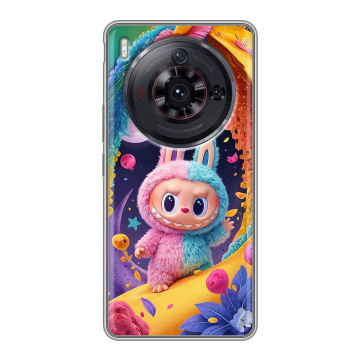 Силиконовый чехол на ZTE Nubia Z50S Pro с принтом Labubu Лабубу