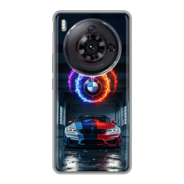 Силиконовый чехол на ZTE Nubia Z50S Pro с принтом BMW БМВ
