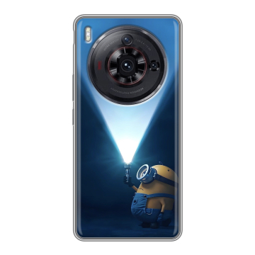 Силиконовый чехол на ZTE Nubia Z50S Pro с принтом Миньоны