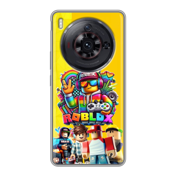 Силиконовый чехол на ZTE Nubia Z50S Pro с принтом Roblox Роблокс