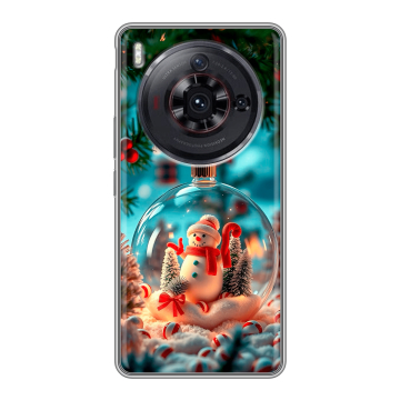 Силиконовый чехол на ZTE Nubia Z50S Pro с принтом Новый год