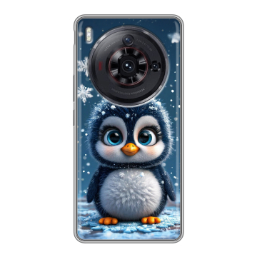 Силиконовый чехол на ZTE Nubia Z50S Pro с принтом Новый год
