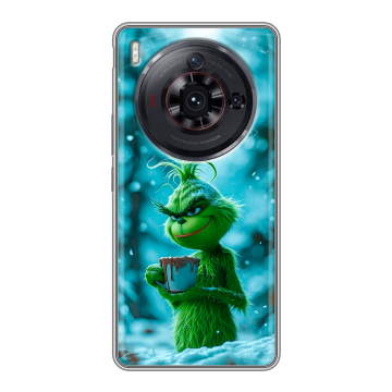 Силиконовый чехол на ZTE Nubia Z50S Pro с принтом Новый год гринч