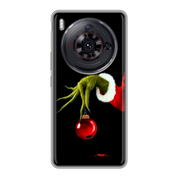 Силиконовый чехол на ZTE Nubia Z50S Pro с принтом Новый год Гринч