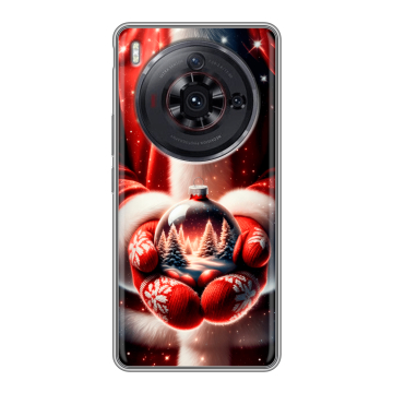 Силиконовый чехол на ZTE Nubia Z50S Pro с принтом Новый год