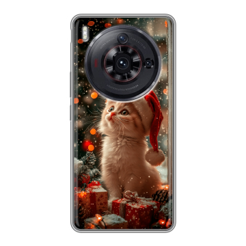 Силиконовый чехол на ZTE Nubia Z50S Pro с принтом Новый год