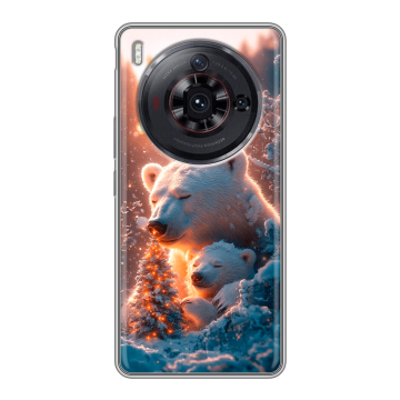Силиконовый чехол на ZTE Nubia Z50S Pro с принтом Новый год