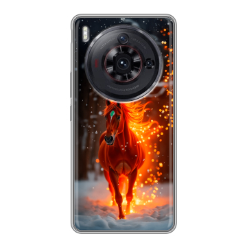 Силиконовый чехол на ZTE Nubia Z50S Pro с принтом Новый год