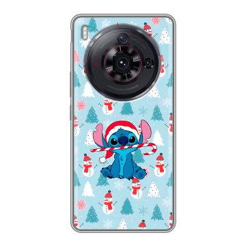 Силиконовый чехол на ZTE Nubia Z50S Pro с принтом Стич Новый год