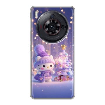 Силиконовый чехол на ZTE Nubia Z50S Pro с принтом Новый год