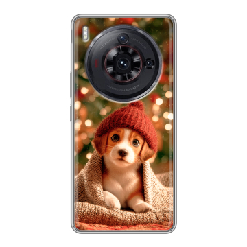 Силиконовый чехол на ZTE Nubia Z50S Pro с принтом Новый год