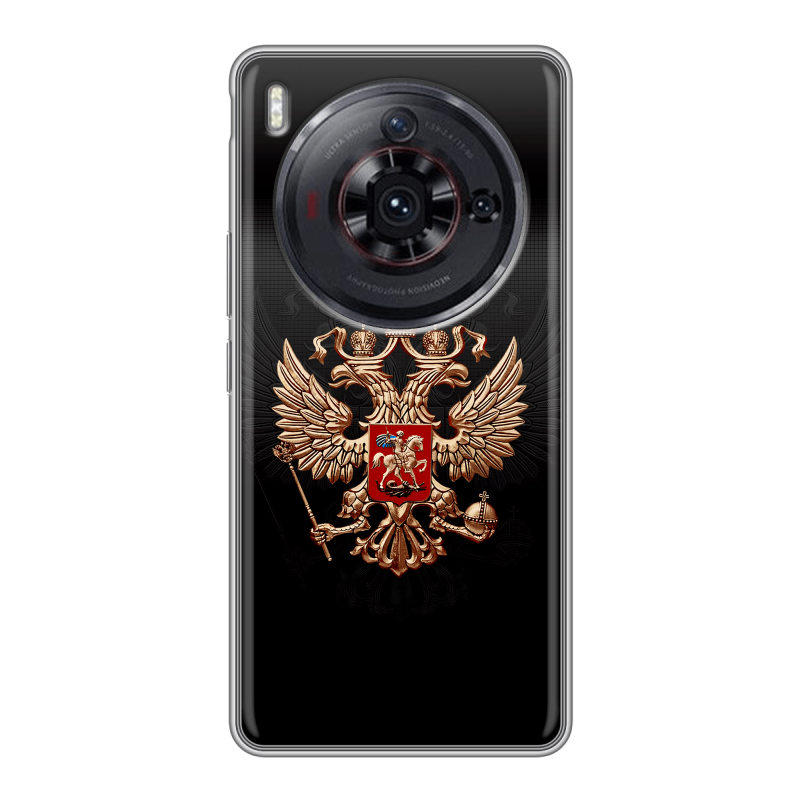 Силиконовый чехол на ZTE Nubia Z50S Pro с принтом Герб России Силиконовый чехол на ZTE Nubia Z50S Pro с принтом Герб России