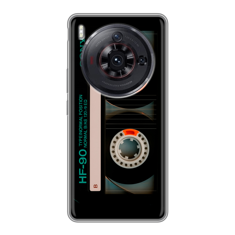 Силиконовый чехол на ZTE Nubia Z50S Pro с принтом Кассета Силиконовый чехол на ZTE Nubia Z50S Pro с принтом Кассета