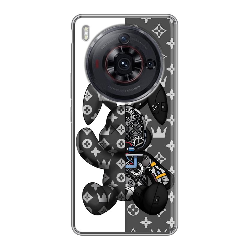 Силиконовый чехол на ZTE Nubia Z50S Pro с принтом Луи робот Силиконовый чехол на ZTE Nubia Z50S Pro с принтом Луи робот