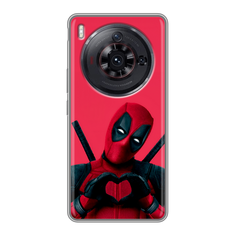 Силиконовый чехол на ZTE Nubia Z50S Pro с принтом Дедпул Deadpool Силиконовый чехол на ZTE Nubia Z50S Pro с принтом Дедпул Deadpool