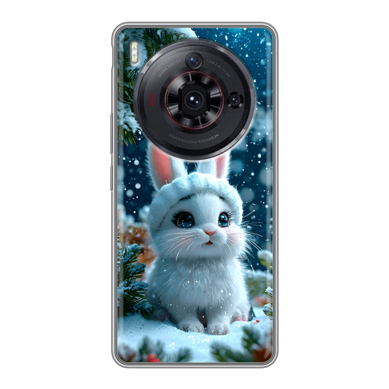 Силиконовый чехол на ZTE Nubia Z50S Pro с принтом Новый год Силиконовый чехол на ZTE Nubia Z50S Pro с принтом Новый год