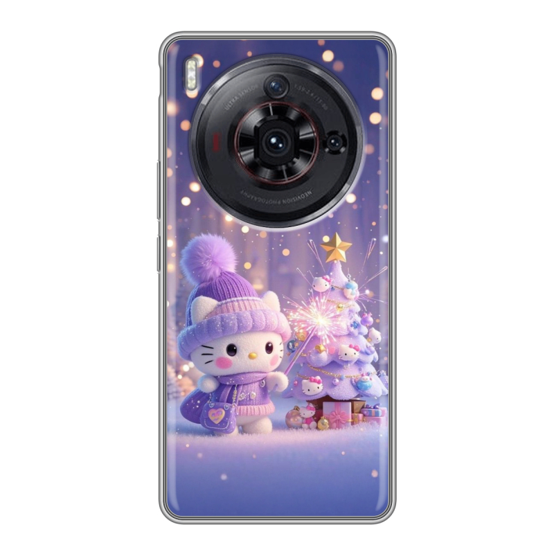 Силиконовый чехол на ZTE Nubia Z50S Pro с принтом Новый год Силиконовый чехол на ZTE Nubia Z50S Pro с принтом Новый год