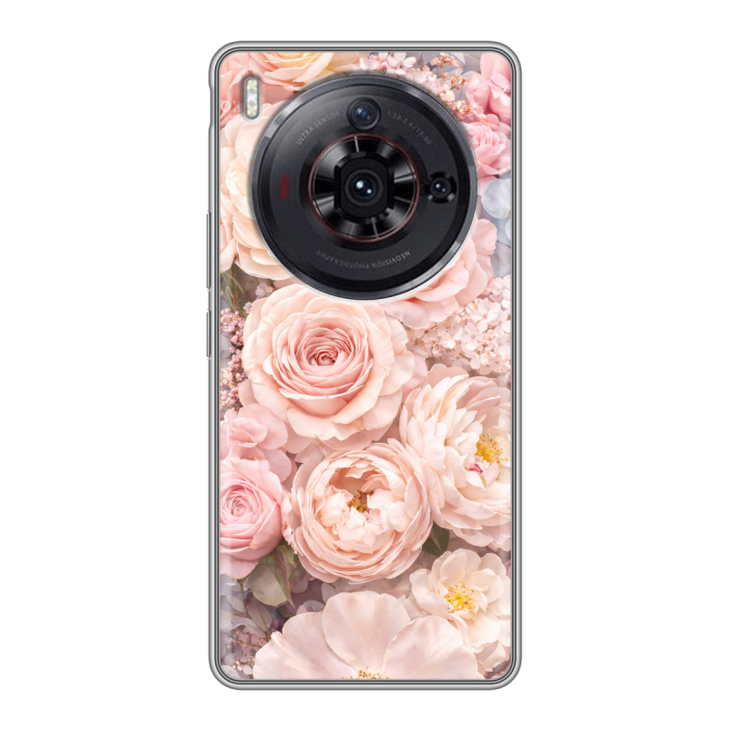Силиконовый чехол на ZTE Nubia Z50S Pro с принтом женский Силиконовый чехол на ZTE Nubia Z50S Pro с принтом женский