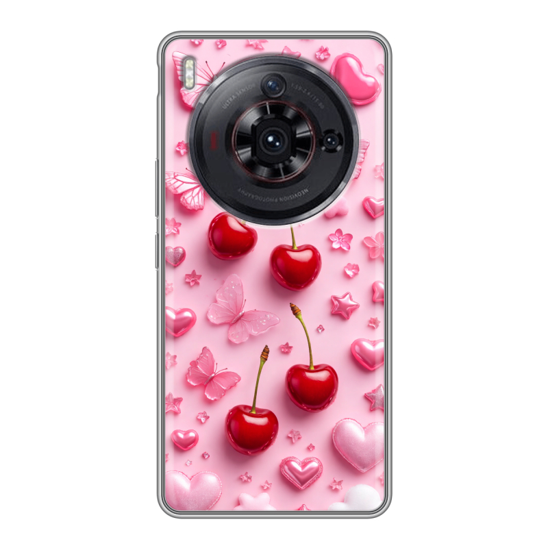 Силиконовый чехол на ZTE Nubia Z50S Pro с принтом для девочек Силиконовый чехол на ZTE Nubia Z50S Pro с принтом для девочек