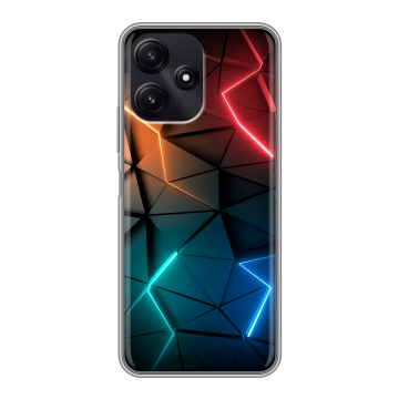 Силиконовый чехол на Xiaomi Poco M6 Pro 5G с принтом Абстракция неон Силиконовый чехол на Xiaomi Poco M6 Pro 5G с принтом Абстракция неон