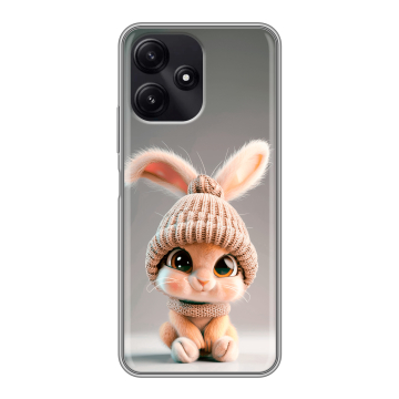 Силиконовый чехол на Xiaomi Poco M6 Pro 5G с принтом Кролик
