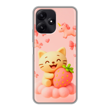 Силиконовый чехол на Xiaomi Poco M6 Pro 5G с принтом для девочек
