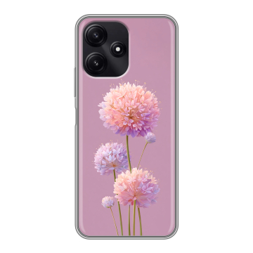 Силиконовый чехол на Xiaomi Poco M6 Pro 5G с принтом Цветы Силиконовый чехол на Xiaomi Poco M6 Pro 5G с принтом Цветы