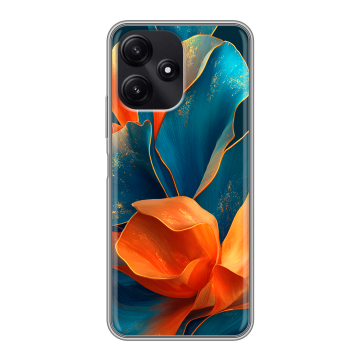 Силиконовый чехол на Xiaomi Poco M6 Pro 5G с принтом Цветы Силиконовый чехол на Xiaomi Poco M6 Pro 5G с принтом Цветы