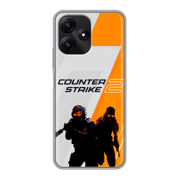 Силиконовый чехол на Xiaomi Poco M6 Pro 5G с принтом Counter Strike