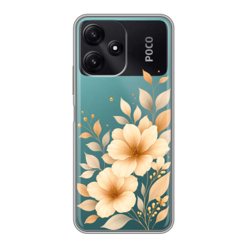 Силиконовый чехол на Xiaomi Poco M6 Pro 5G с принтом для девушки Силиконовый чехол на Xiaomi Poco M6 Pro 5G с принтом для девушки