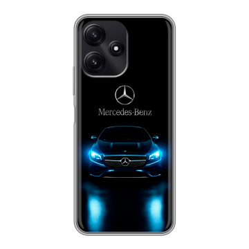 Силиконовый чехол на Xiaomi Poco M6 Pro 5G с принтом Mercedes Мерседес Силиконовый чехол на Xiaomi Poco M6 Pro 5G с принтом Mercedes Мерседес
