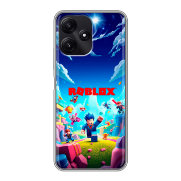 Силиконовый чехол на Xiaomi Poco M6 Pro 5G с принтом Roblox Роблокс Силиконовый чехол на Xiaomi Poco M6 Pro 5G с принтом Roblox Роблокс