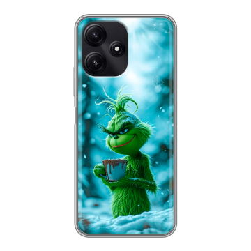 Силиконовый чехол на Xiaomi Poco M6 Pro 5G с принтом Новый год гринч Силиконовый чехол на Xiaomi Poco M6 Pro 5G с принтом Новый год гринч