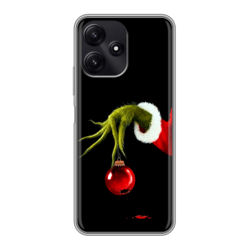Силиконовый чехол на Xiaomi Poco M6 Pro 5G с принтом Новый год Гринч Силиконовый чехол на Xiaomi Poco M6 Pro 5G с принтом Новый год Гринч