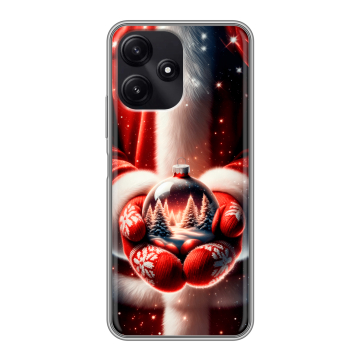 Силиконовый чехол на Xiaomi Poco M6 Pro 5G с принтом Новый год Силиконовый чехол на Xiaomi Poco M6 Pro 5G с принтом Новый год