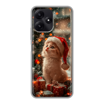 Силиконовый чехол на Xiaomi Poco M6 Pro 5G с принтом Новый год Силиконовый чехол на Xiaomi Poco M6 Pro 5G с принтом Новый год