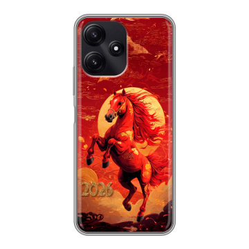 Силиконовый чехол на Xiaomi Poco M6 Pro 5G с принтом Новый год Силиконовый чехол на Xiaomi Poco M6 Pro 5G с принтом Новый год