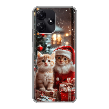 Силиконовый чехол на Xiaomi Poco M6 Pro 5G с принтом Новый год Силиконовый чехол на Xiaomi Poco M6 Pro 5G с принтом Новый год
